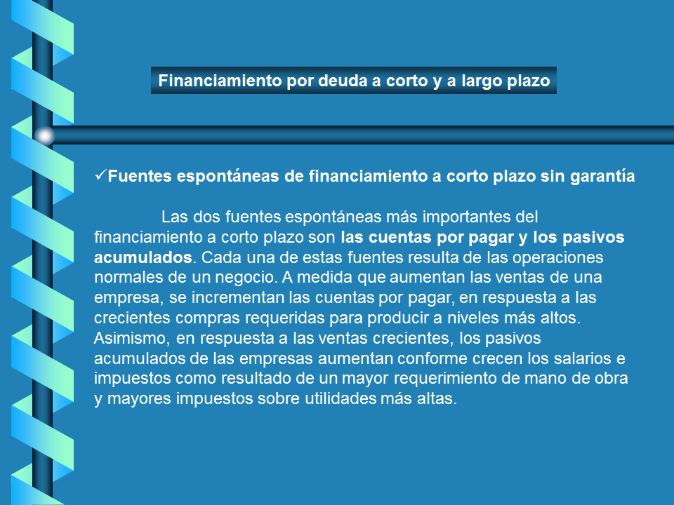 Decisiones En El Financiamiento Ppt P Gina