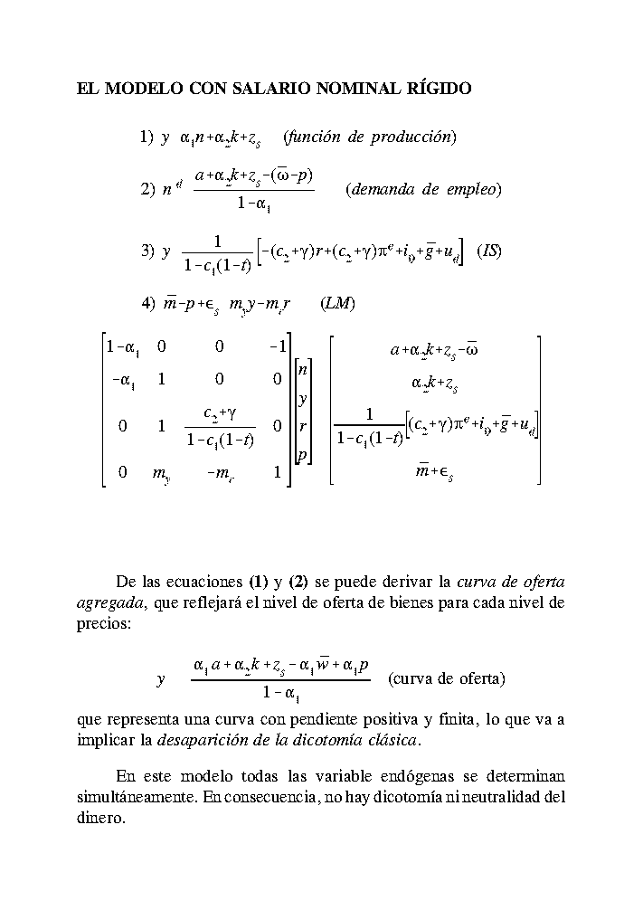 Modelos Macroeconómicos De Economías Cerradas Y Abiertas - Monografias.com