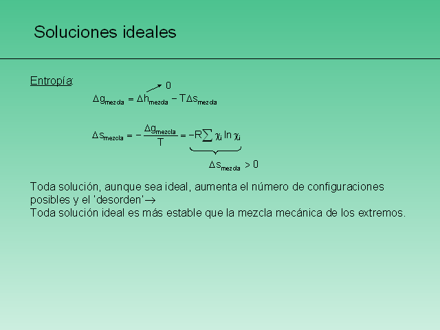 Termodinámica De Soluciones (Presentación PowerPoint) - Monografias.com