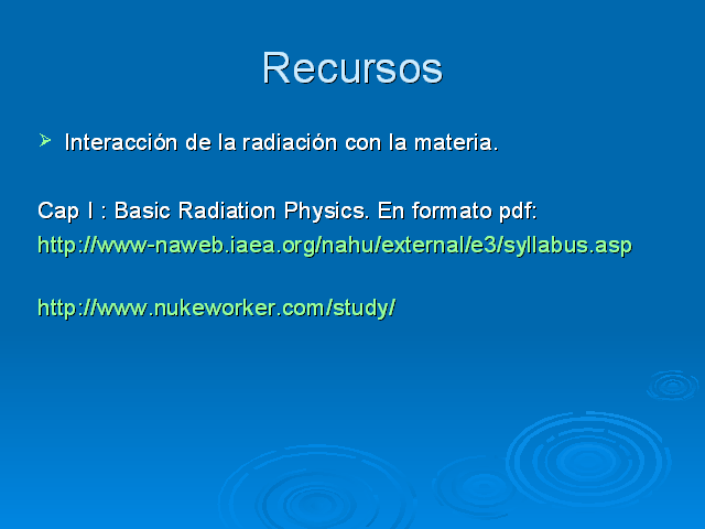 Interaccion De La Radiacion Con La Materia Pdf Compartir Materiales