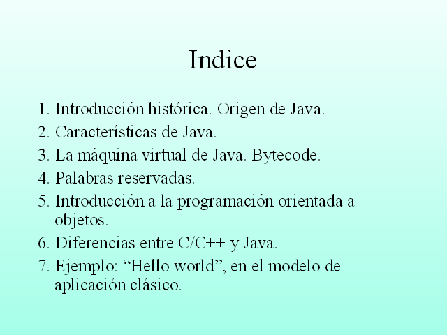 Introducci N Al Lenguaje Java Monografias