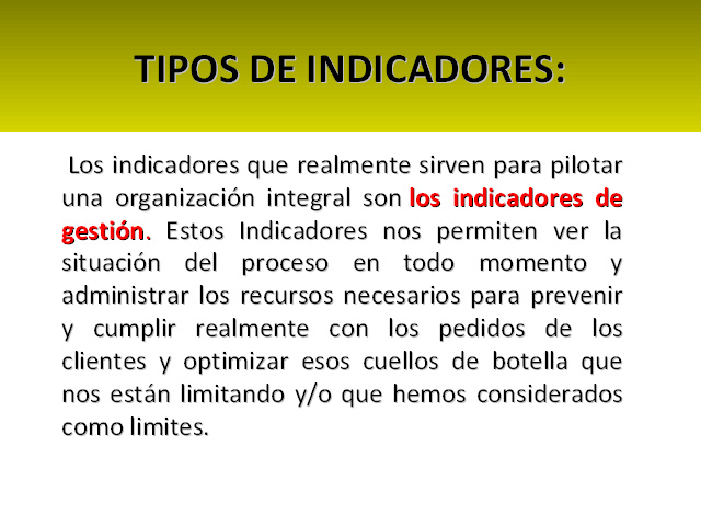 Curso Control De Gestión Y Control Financiero: Indicadores De Gestión ...