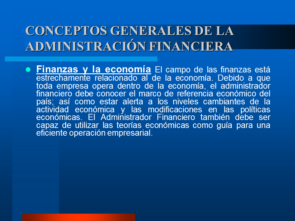 Conceptos Generales De La Administración Financiera 6333