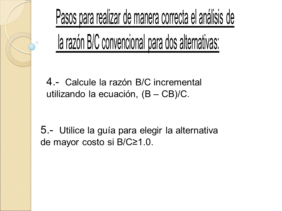 Evaluación De Proyectos A Través De La Relación Beneficio/costo (PPT)