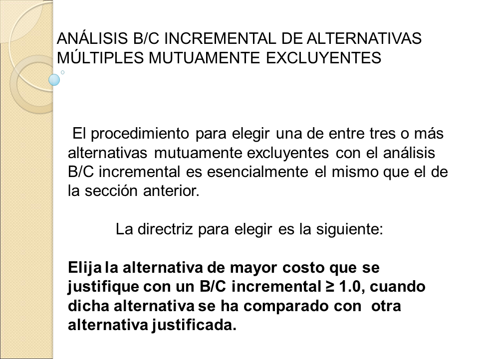 Evaluación De Proyectos A Través De La Relación Beneficio/costo (PPT)