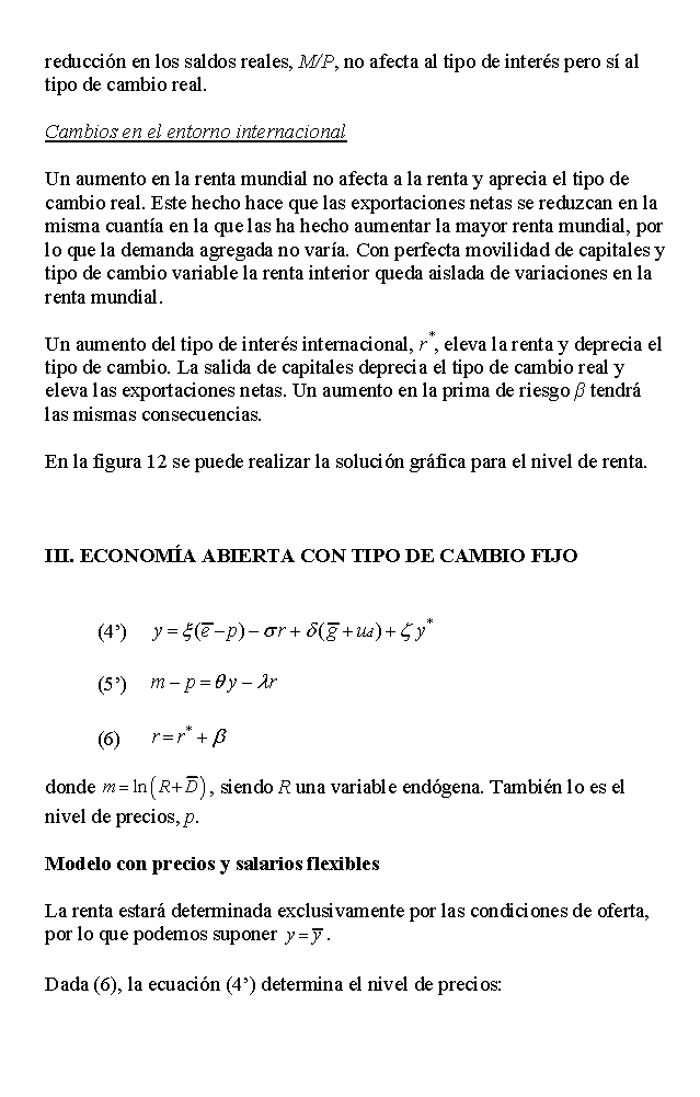 Modelos de una economía abierta