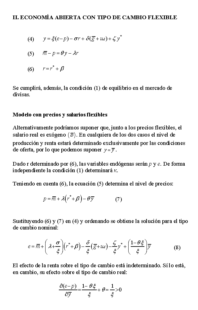 Modelos de una economía abierta