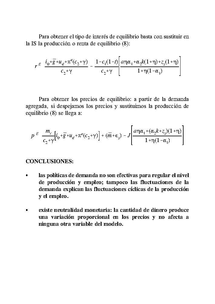 Modelos Macroeconómicos De Economías Cerradas Y Abiertas