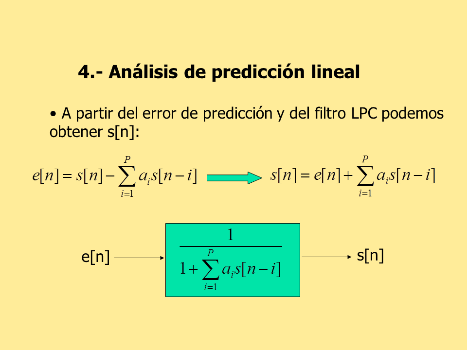 Parametrización en el Análisis de la voz (página 3)