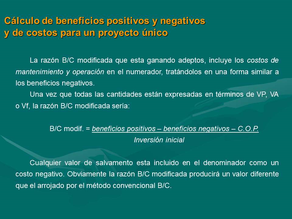 La Relación Beneficio Costo (Powerpoint) (página 2)