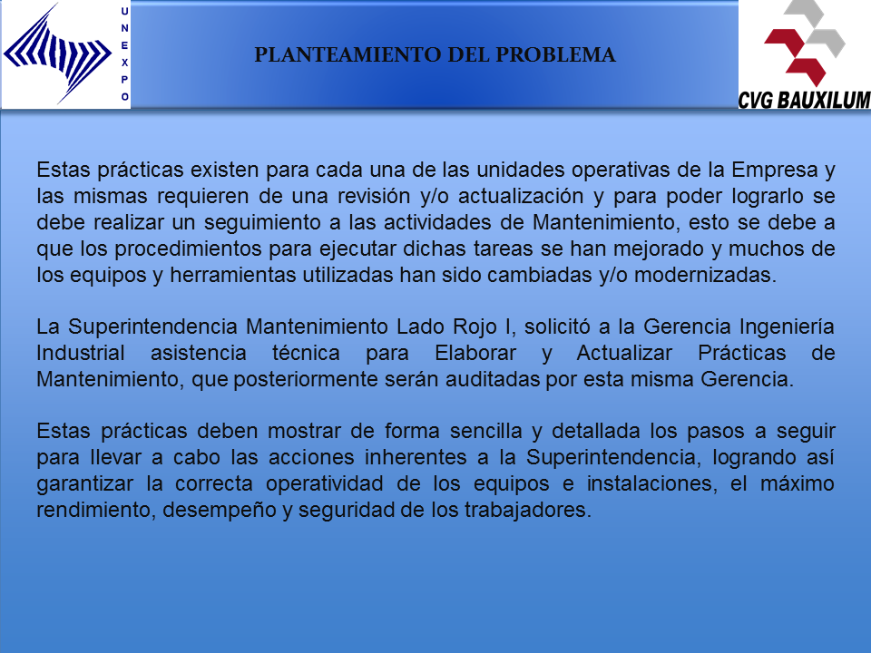 Actualización de prácticas de mantenimiento (PPT)