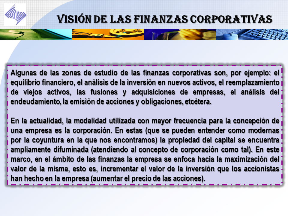 Las Finanzas: Visión Teórica Y Práctica (PPT)