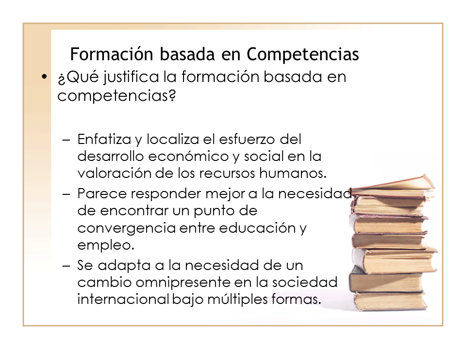 La Formación Basada En Competencias: Principales Desafios