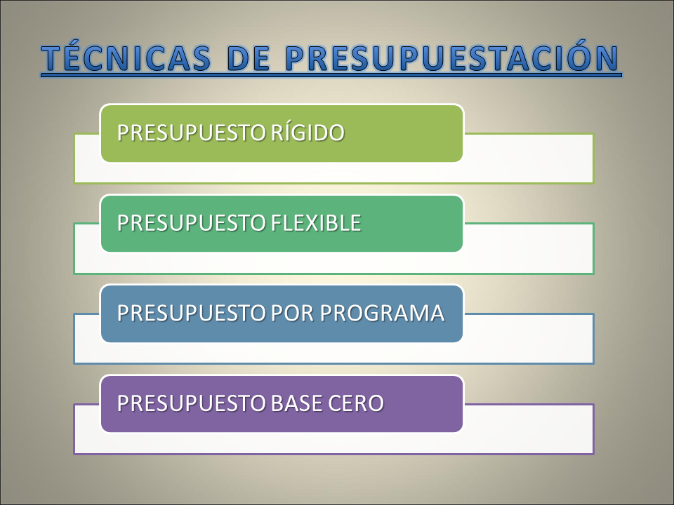 Presupuesto Empresarial El Informe Ppt