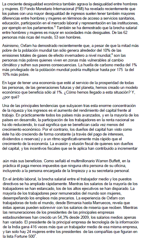 Los tres factores principales de la desigualdad: ingreso, riqueza y ...