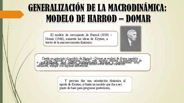 Diferencias y similitudes en las teorías del crecimiento económico (PPT)