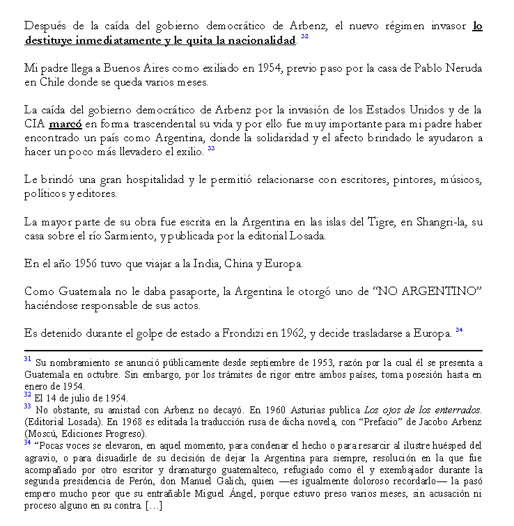 Entrevistas A Miguel Ángel Asturias Y Familia 1954 2016