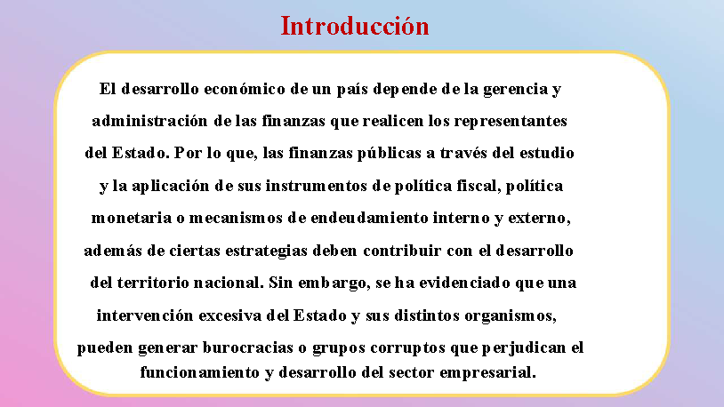 Introducción A Las Finanzas Públicas (PPT)