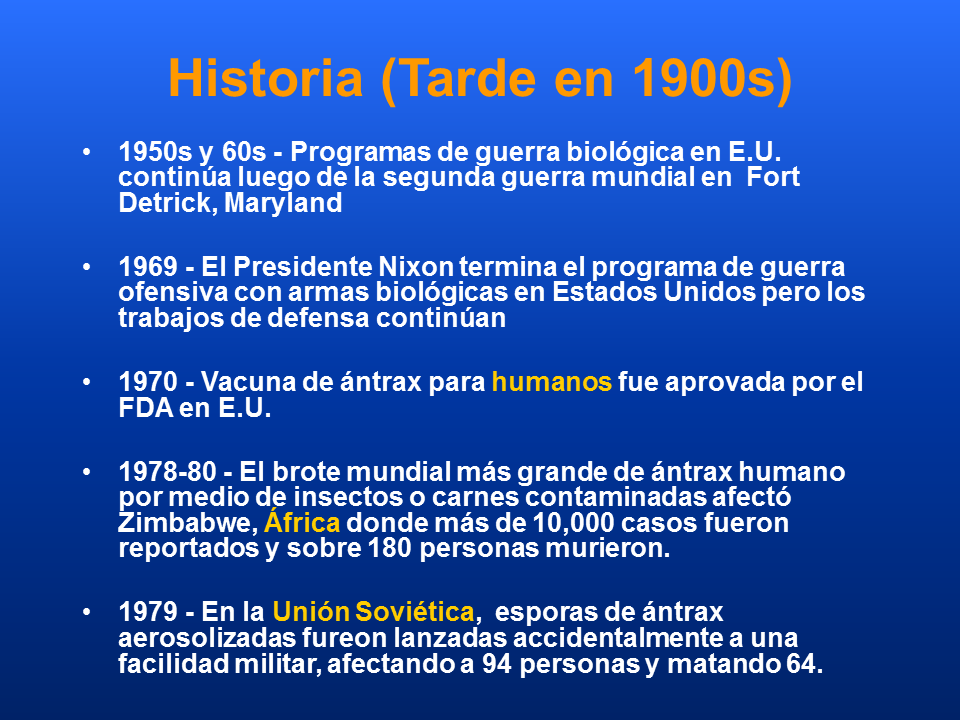 Bioterrorismo y Agentes de Bioamenaza (página 2)