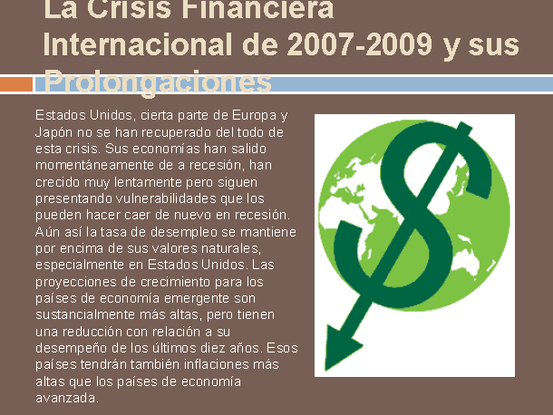 La Crisis Mundial Vista Desde Bolivia (PPT)