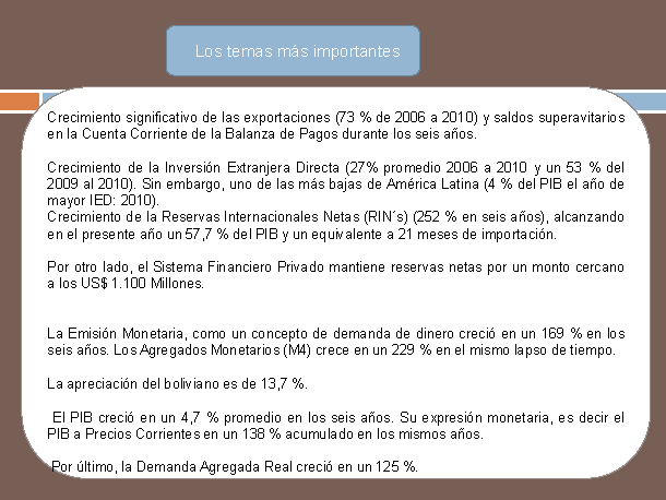 La Crisis Mundial Vista Desde Bolivia (PPT)