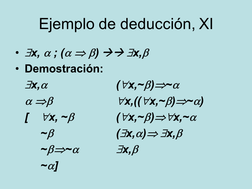 Deduccion En La Logica De Predicados Pagina 2 Monografias Com