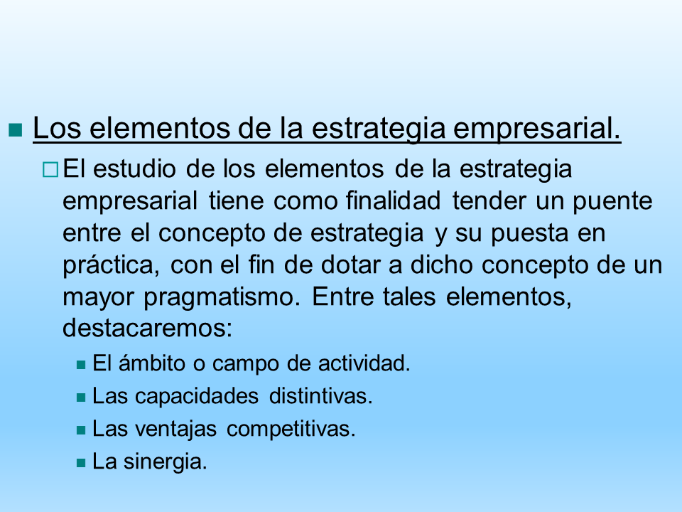 El Entorno Y La Estrategia Empresarial (página 2)