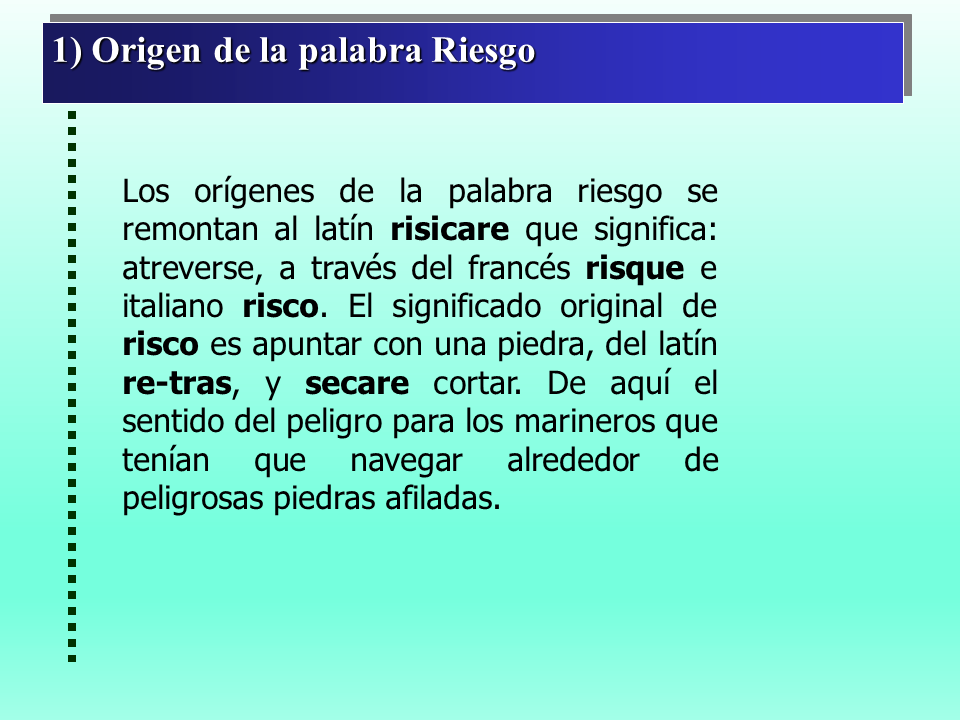 palabra de riesgo