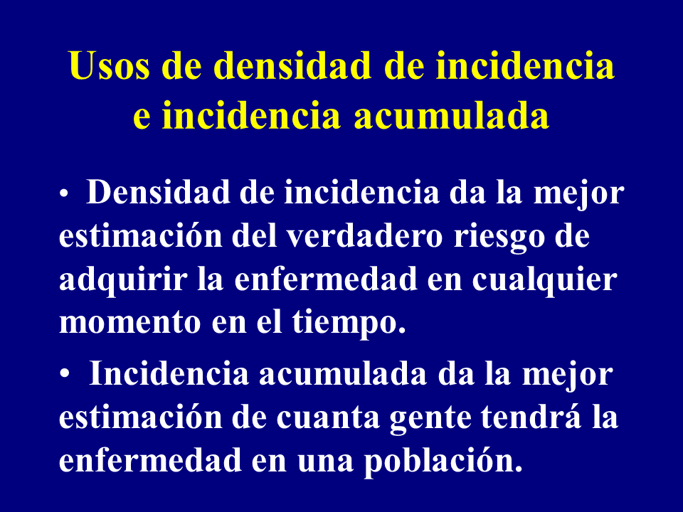 Mediciones De Frecuencia De Enfermedad