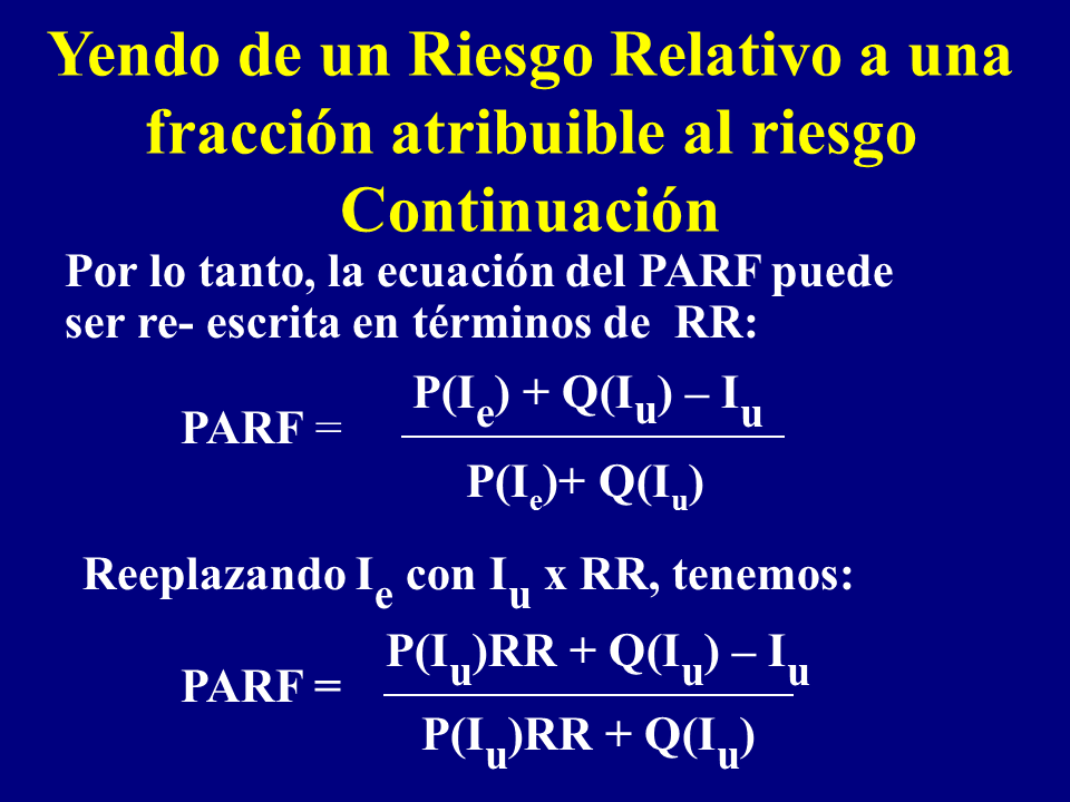 Mediciones De Frecuencia De Enfermedad (página 2)