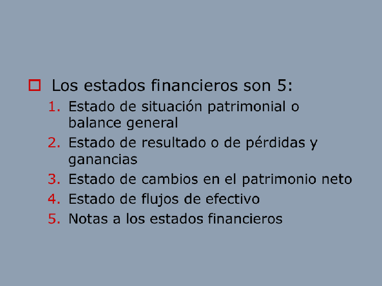 Introducción A La Contabilidad Y Los Estados Financieros - Monografias.com