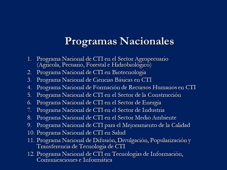 Sistema Nacional De Ciencia Y Tecnología (página 2)