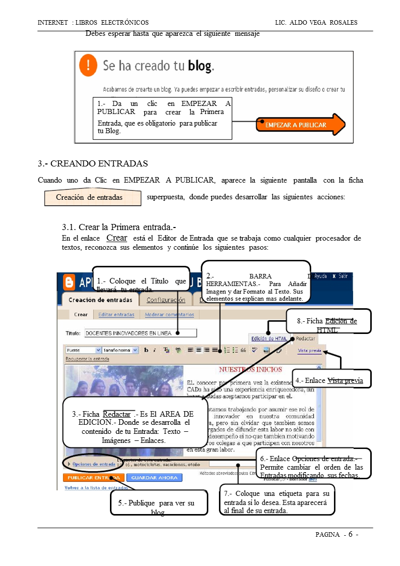 Como Crear Un Blog Con Blogger Pagina 2 Monografias Com