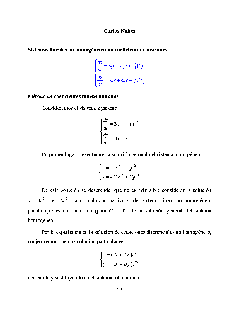 Ecuaciones Diferenciales En El Contexto Del Matlab Pagina 2 Monografias Com