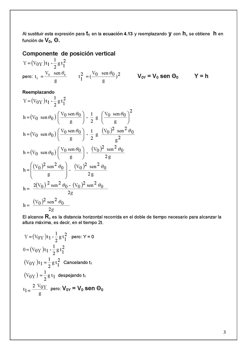 Movimiento En Dos Dimensiones. Problemas Resueltos