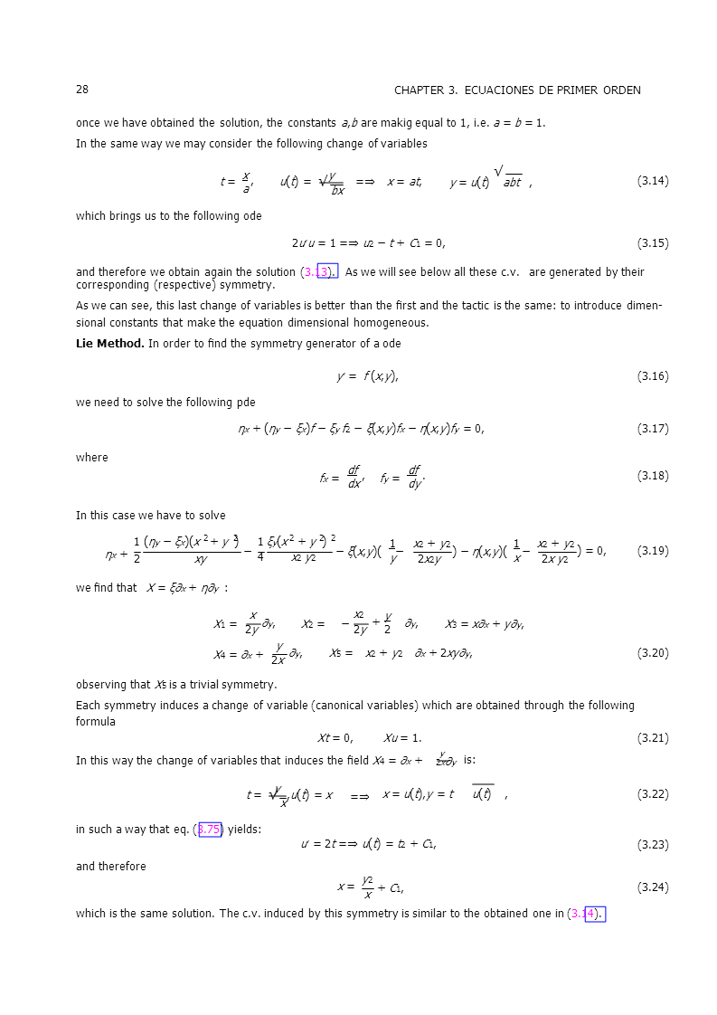 Ecuaciones Diferenciales Mediante Simetrias Pagina 2 Monografias Com