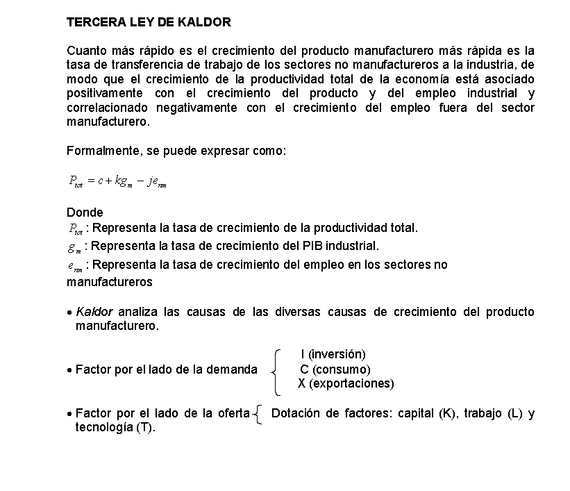 El Modelo de Kaldor (Enfoque de Cambridge) (página 2)