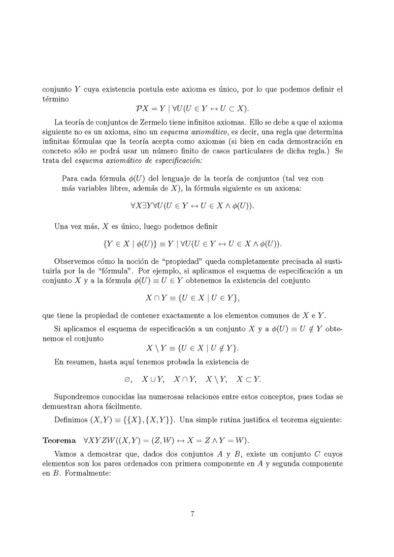 La Axiomatica De La Teoria De Conjuntos Pagina 2 Monografias Com