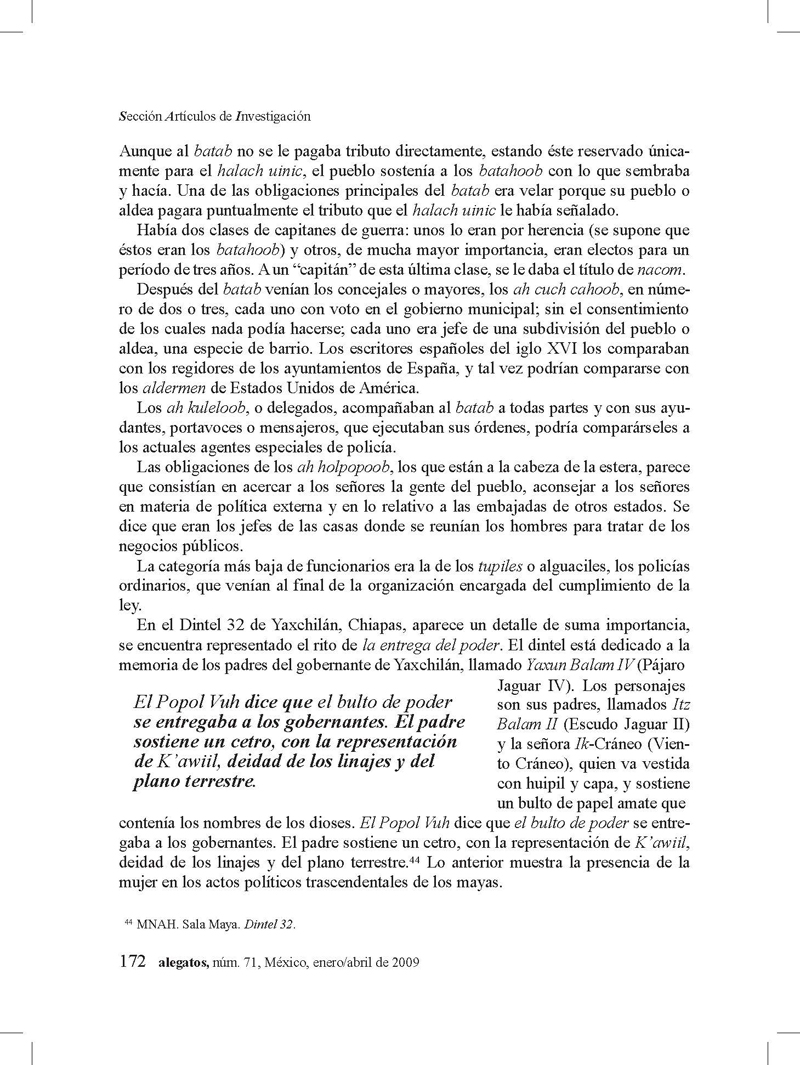 El derecho maya prehispánico, un acercamiento a su