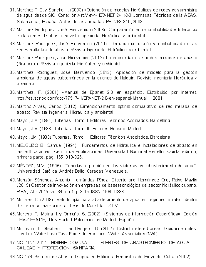 Estudio Del Sistema De Abasto De Agua En La Uclv Propuestas De