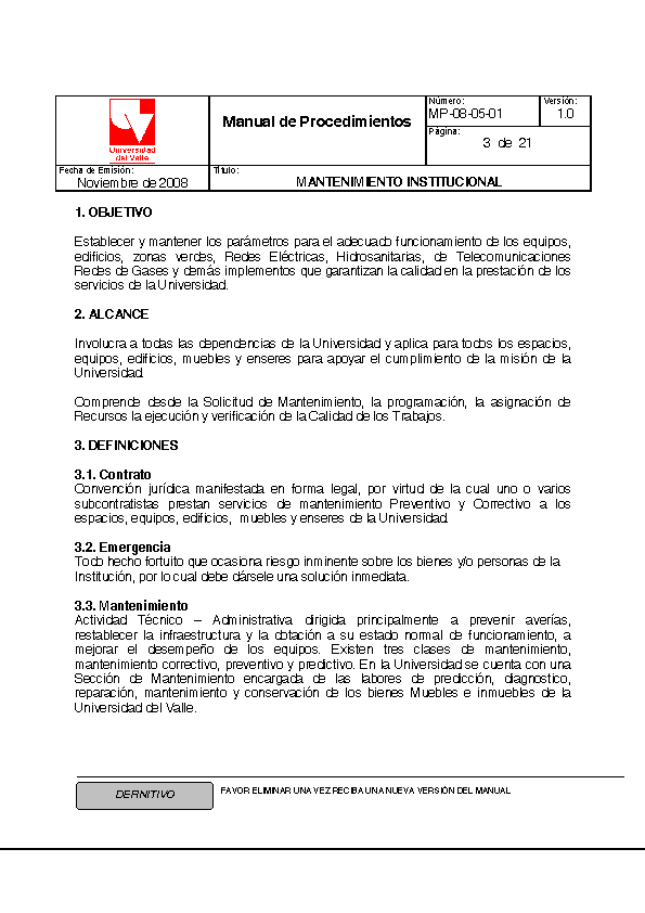 Mantenimiento institucional monografiascom mantenimiento 