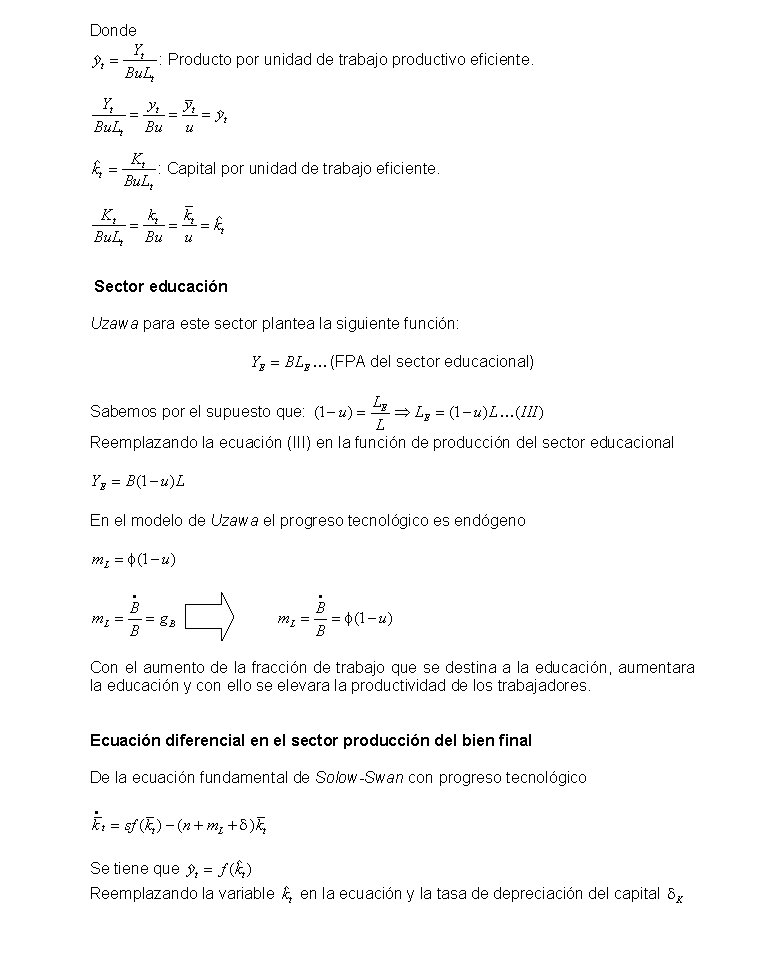 Modelo de crecimiento con educación (Uzawa)