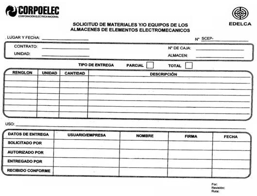 Excel Formato De Entrega De Material De Trabajo