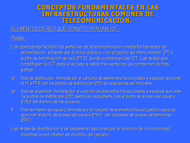 Infraestructuras De Telecomunicaciones Presentacion Powerpoint Monografias Com