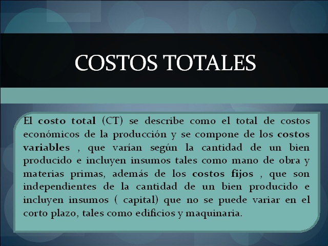 Costos industriales (Presentación PowerPoint