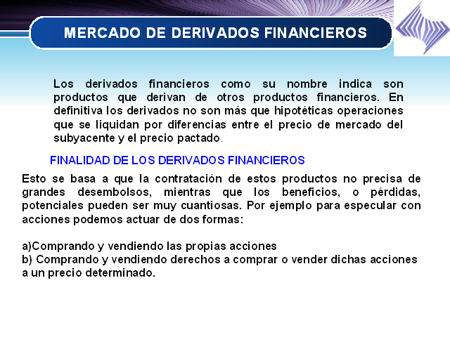 Los Mercados Financieros (Presentación PowerPoint) - Monografias.com