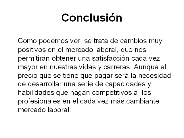 Tendencias En El Mercado Laboral En El Siglo XXI