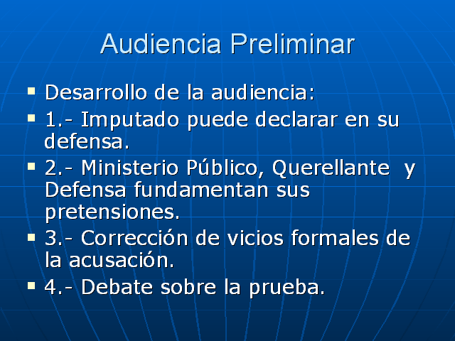 Audiencias Judiciales