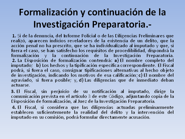 Proceso Comun: La Investigación Preparatoria Y La Etapa Intermedia ...