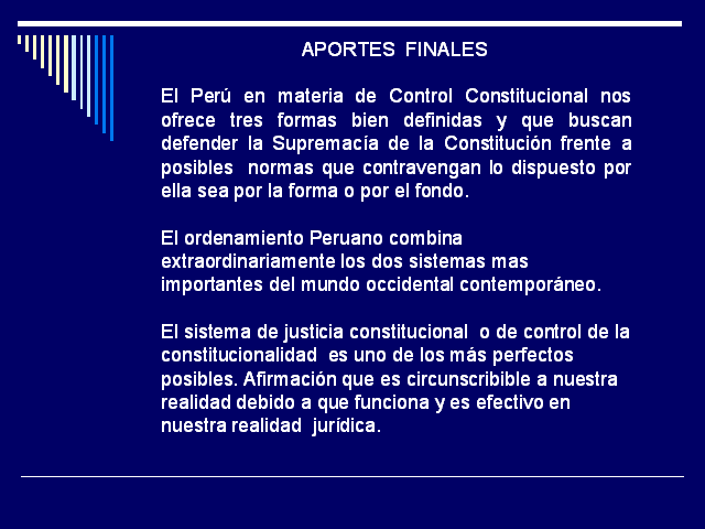 Control Constitucional Y Procedimiento (Presentación PowerPoint ...